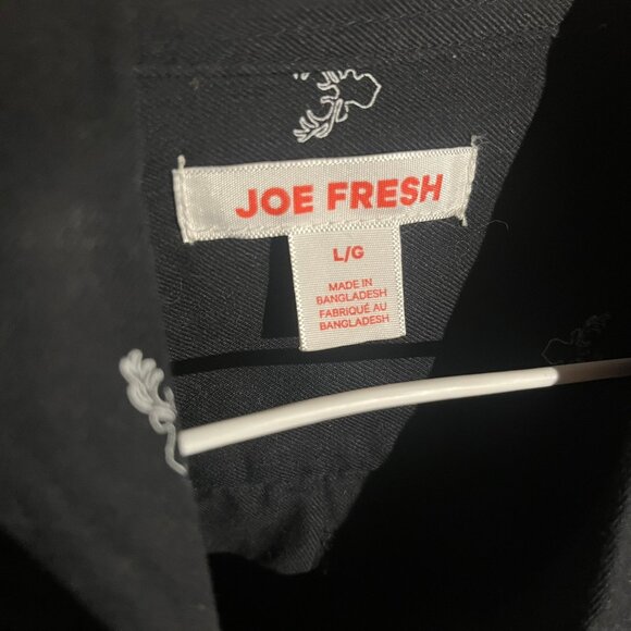 Joe Fresh Black Button-Down w/ Mini Deer Pattern - Picture 4 of 4